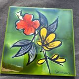 2 tiles signed Vallauris