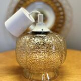 Vintage glass pendant light 1960