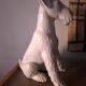 Fox Terrier Cracked Ceramic Dog