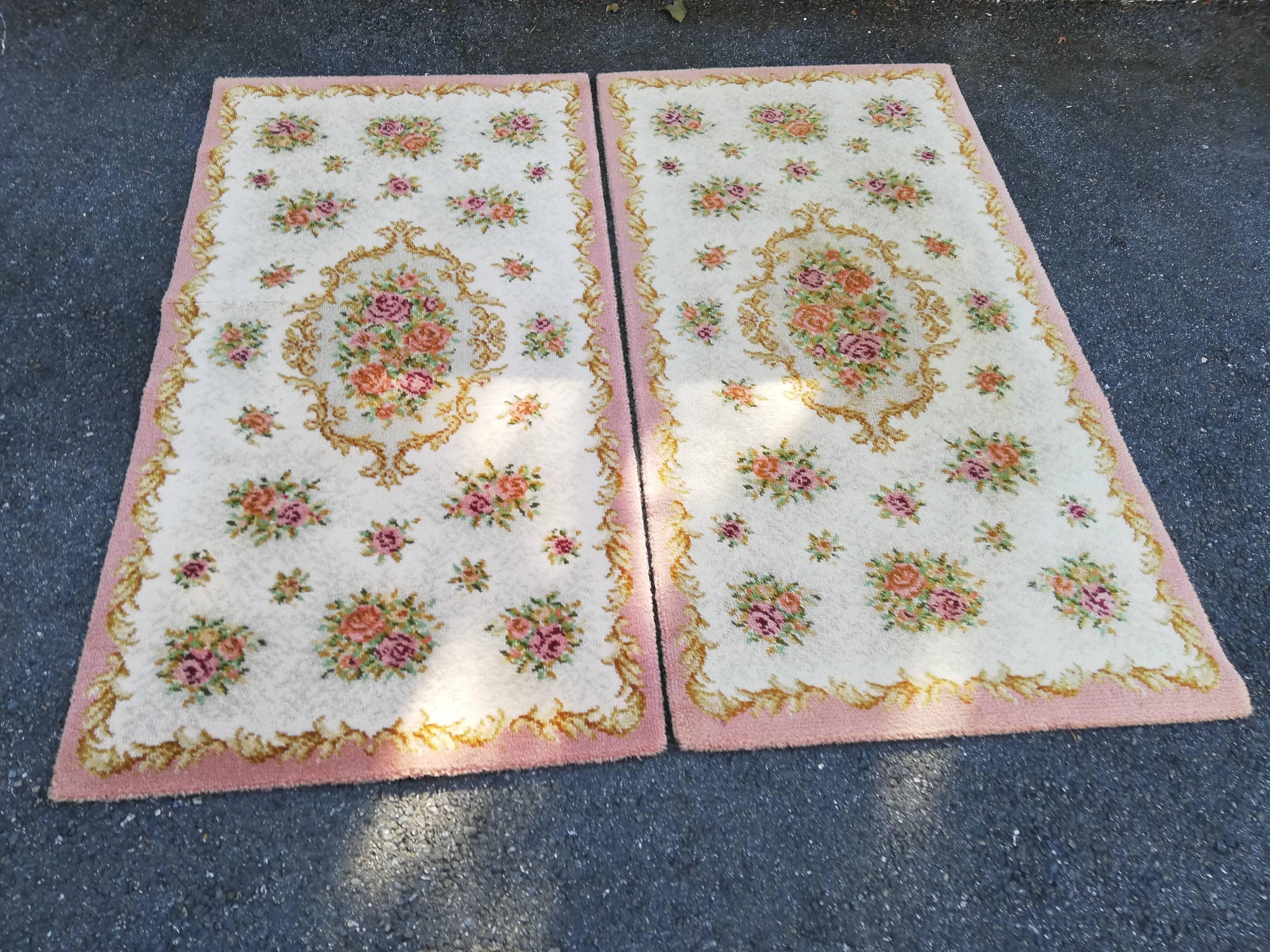 Pair of bed descent 70 X 140cm