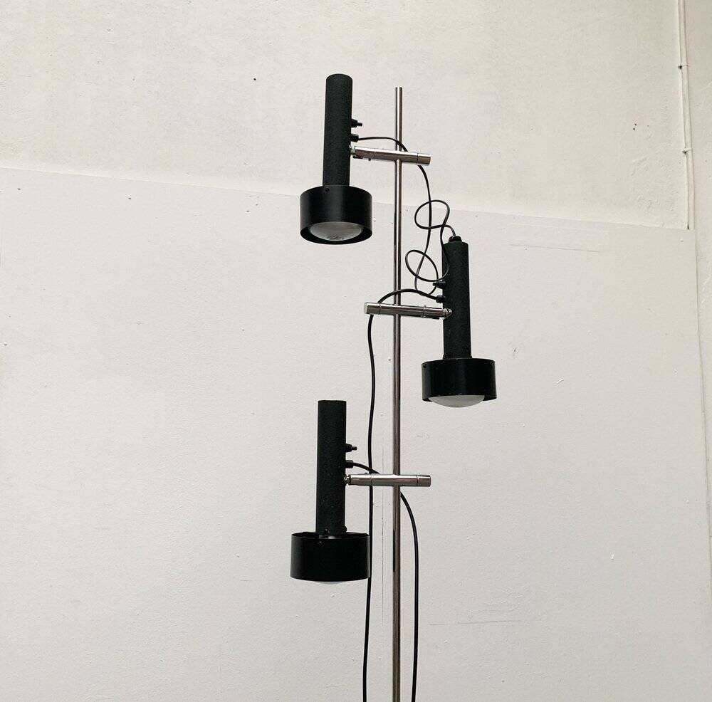 Mid-century minimalist floor lamp by Edi Franz for Swisslamps International.