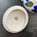 Porcelain candy dish with floral decoration