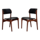 1960s, Danish design by Erik Buch, model 49, pair of chairs, teak wood.