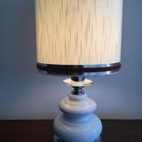 Chrome ceramic lamp 1970