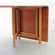 Scandinavian dining table model Maria by Bruno Mathsson in teak, 1960 edition