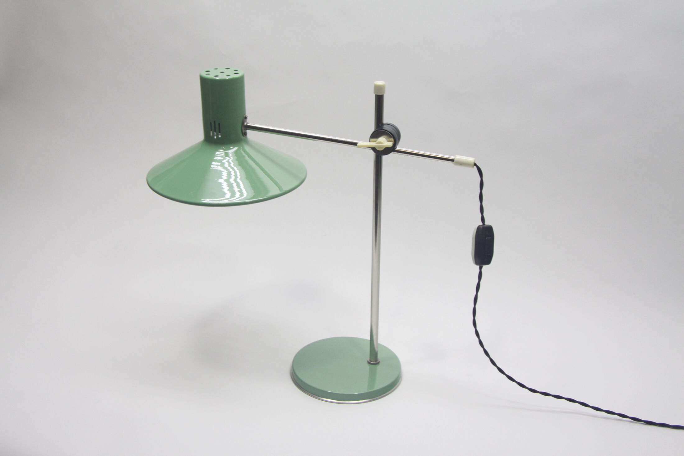 Green desk lamp, 1970s