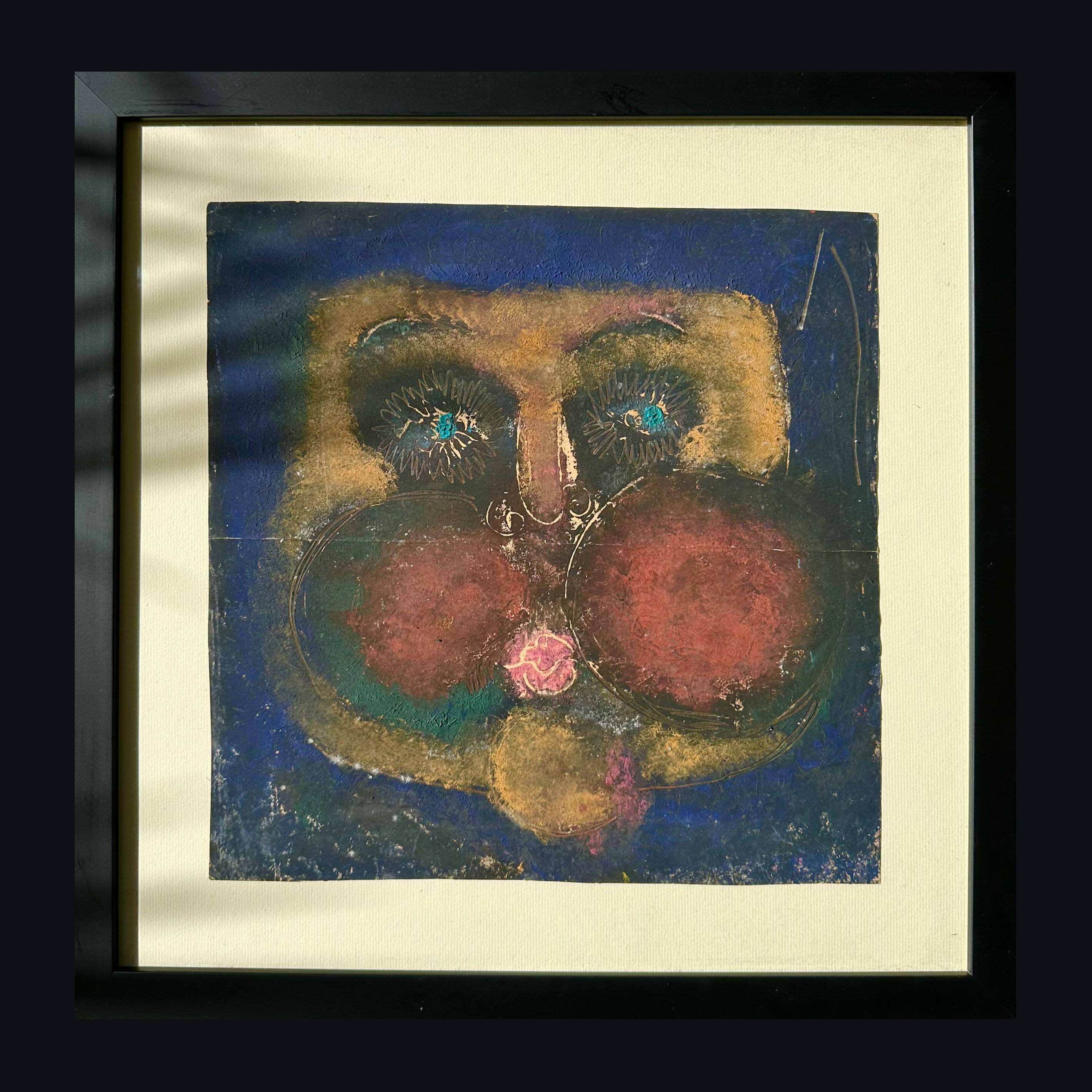 Expressionist portrait from the 1970s