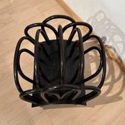 Newspaper Stand in Stained Beech Bentwood from Thonet, Austria, 1900s