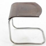 Tabouret vintage bauhaus chromé par Mart Stam pour Mücke Melder