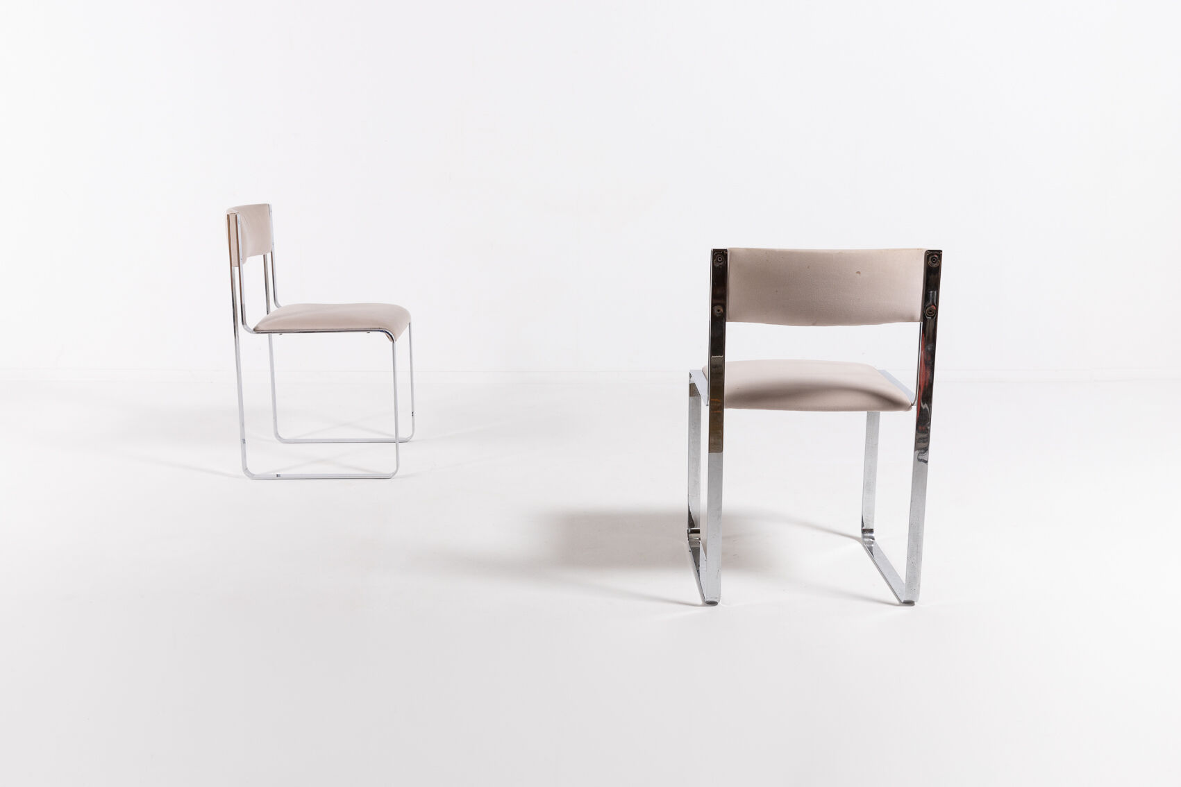 Set of 4 Italian dining chairs 1960