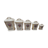5 spice boxes, 1950