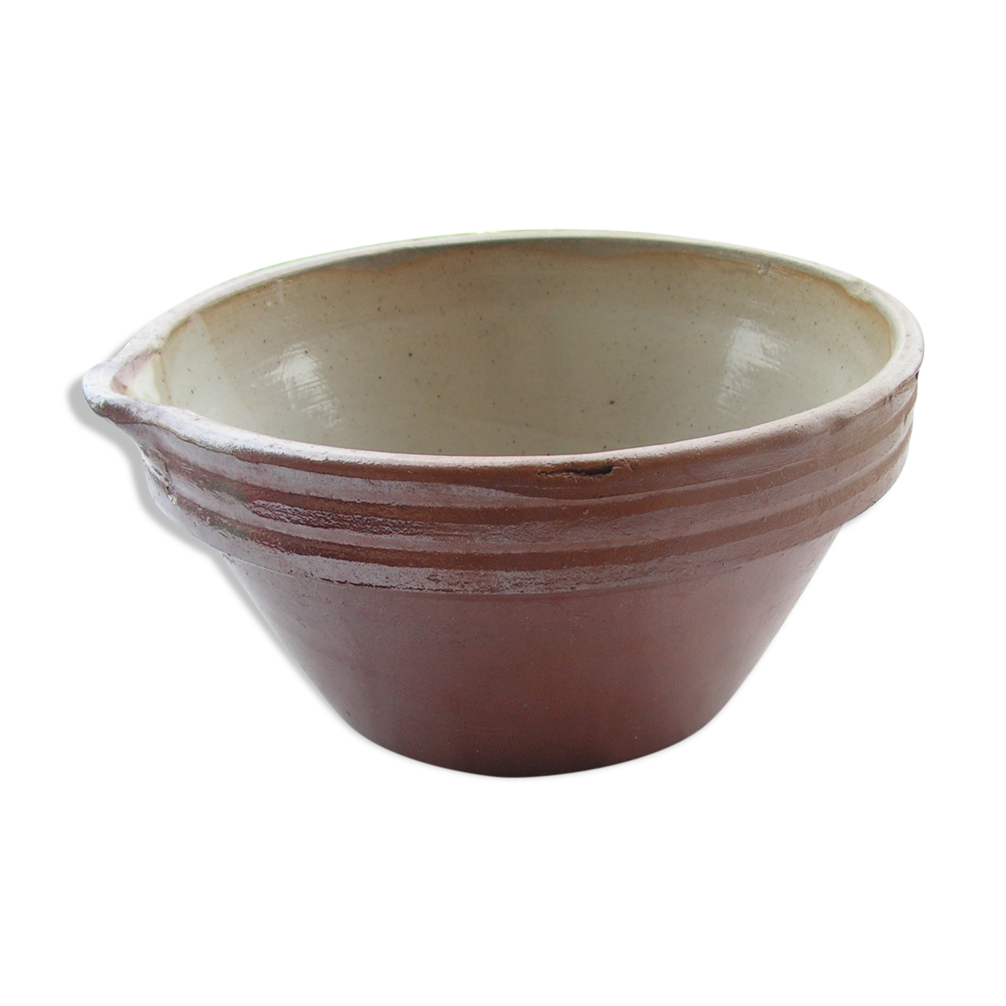 Vernisse terracotta jatte