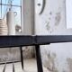 Tapiovaara dining table, black patina, 1950s.