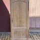 Armoire d'internat Louis XV rénovée en chêne brut bonnetière Riskoff