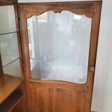 Louis XV style display case in cherry wood