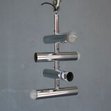 Chrome chandelier vintage 1970 swivel design