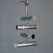Chrome chandelier vintage 1970 swivel design