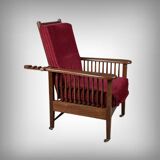Morris chair in Mahogany, Arts & Crafts style – Early 20th century