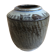 Old Ceramic Vase White Brown Grey 70s Signature Vintage
