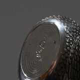 Silver metal swan