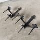 Wrought iron candle holders 1900 brutalist sconces