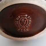 Red and brown verceram vase