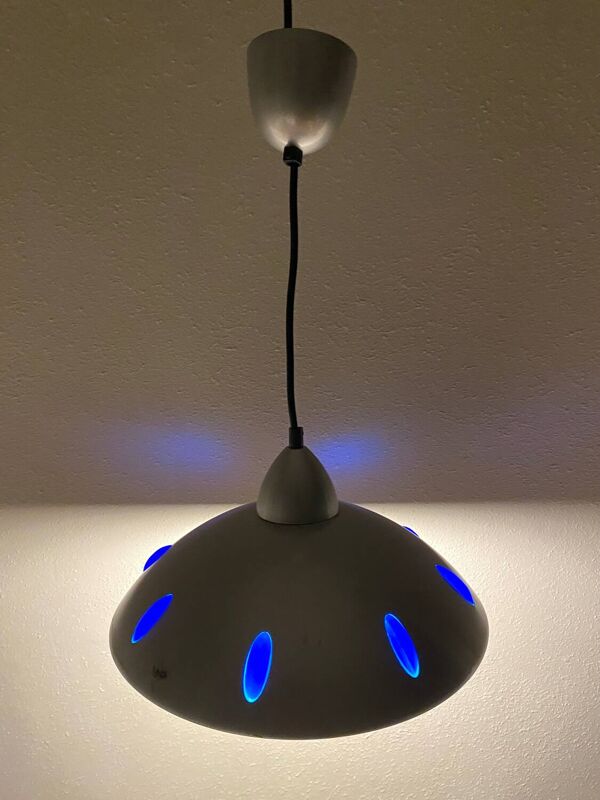 Suspension luminaire space age ovni/ ufo par Igor Paris vintage