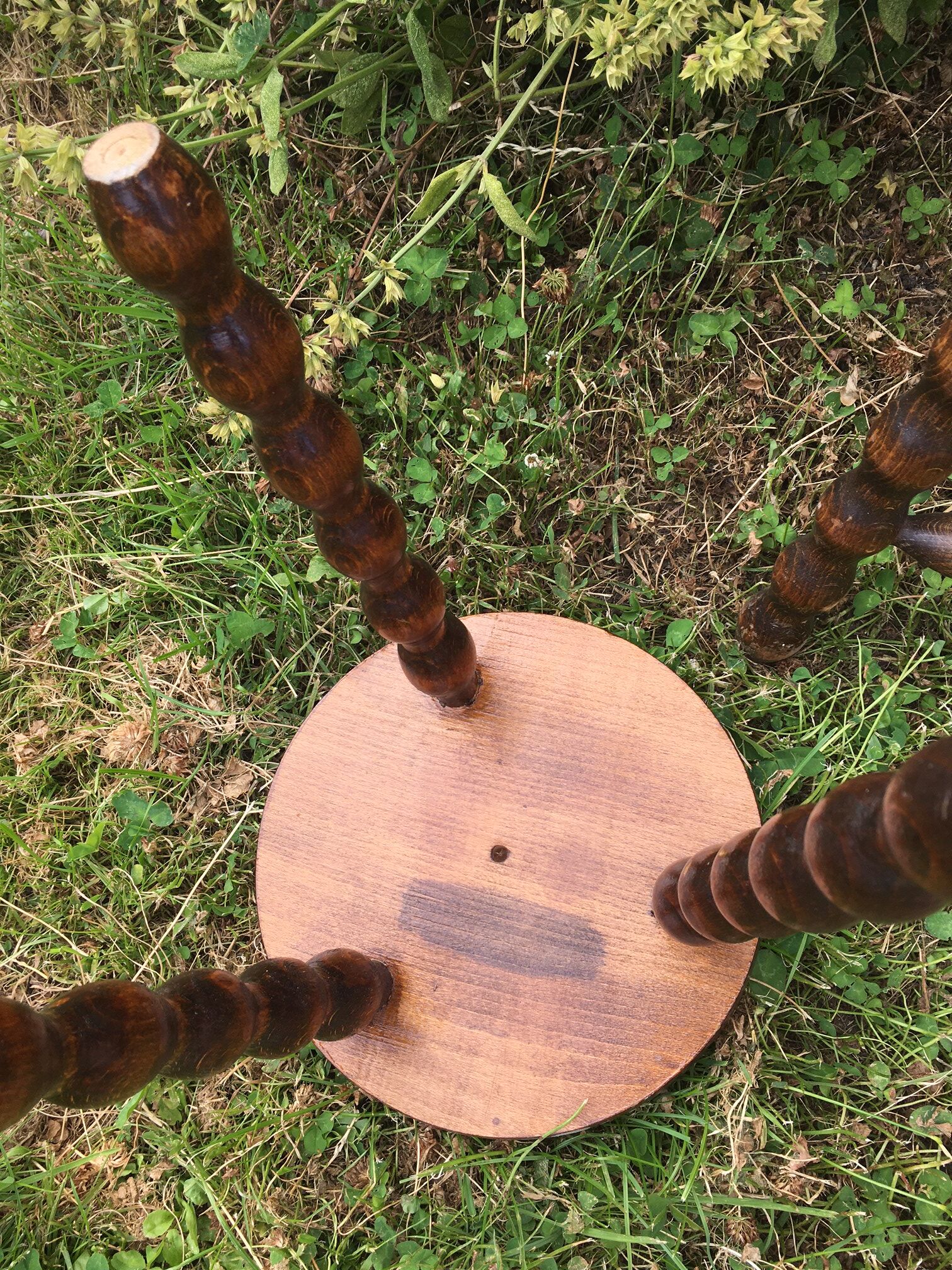 Duo of tripod stools