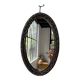Miroir brutaliste ovale « chaine » 1950