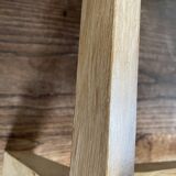 Weathered wooden step stool