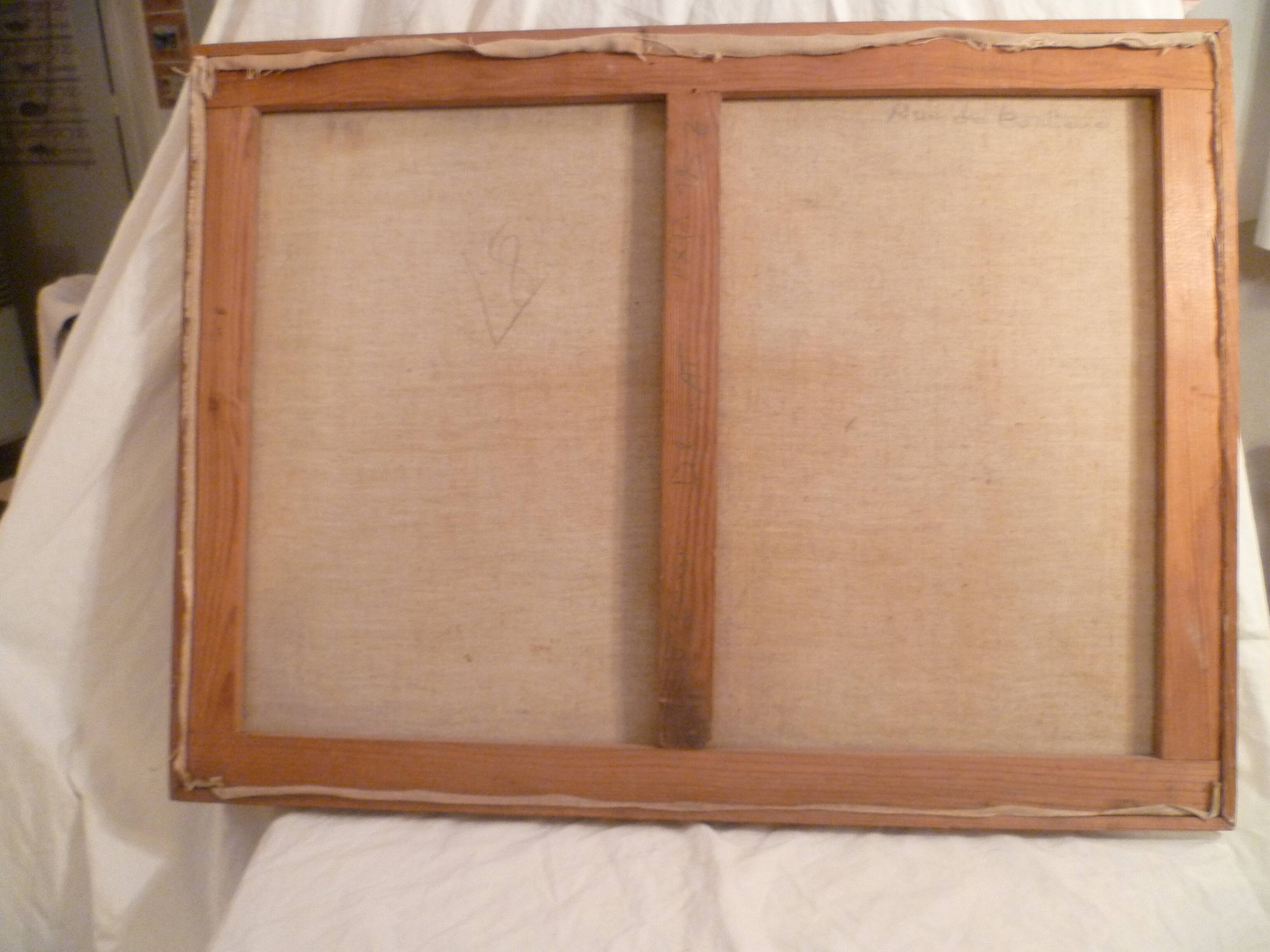 "subsurb street" signed jean deknuyat modernist