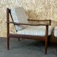 2 60s 70s teak easy chair lounge chair danish modern design 70s