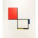 1970s Piet Mondrian Limited Edition Lithograph Numbered in Pencil.