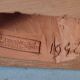 Gaston Hauchecorne bust of young woman terracotta artist's proof dated 1942 Signed 085