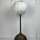 Brutalist bronze large cocoon table lamp, Dutch 1990s