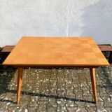 Dining table with tapered legs