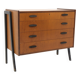 Scandinavian teak commode, Sweden, 1960