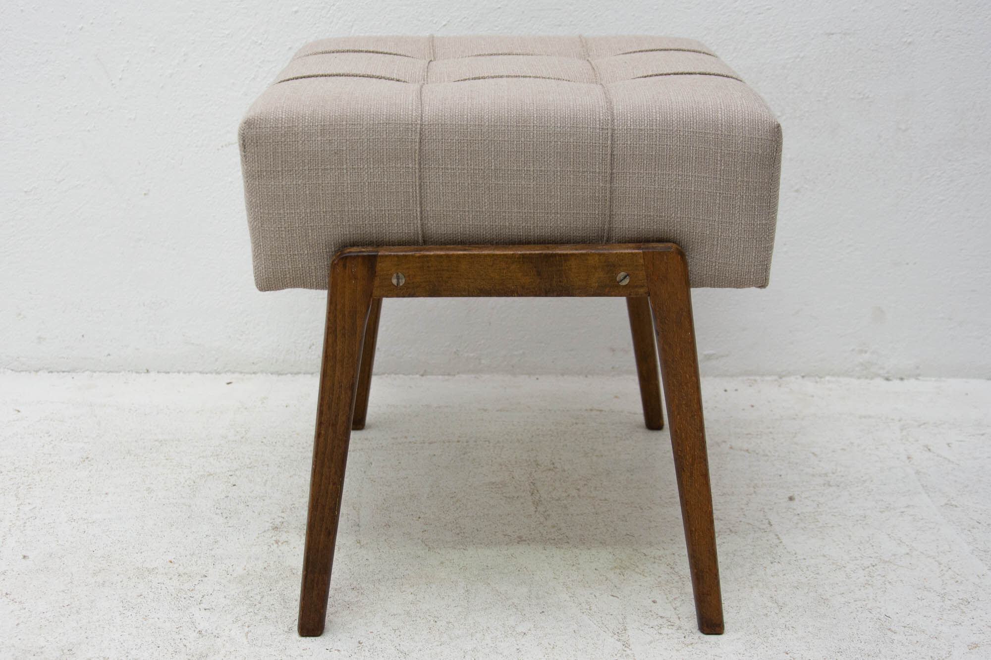 Tabouret en bois 1970, Tchécoslovaquie