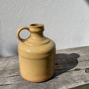 Antique glazed terracotta jug vase