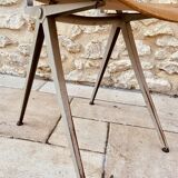 Compass chair in metal and wood 1950s/60s