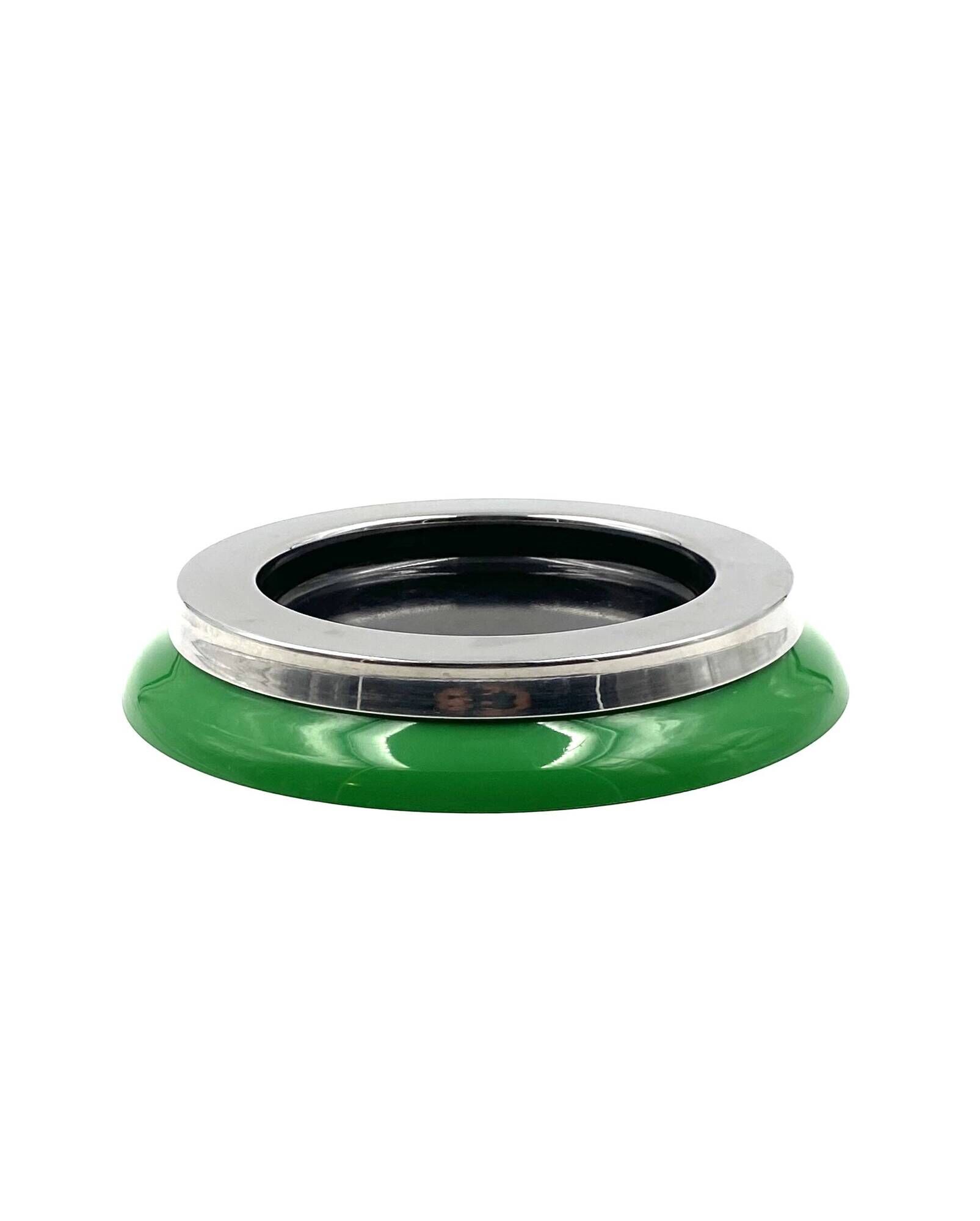 Sergio Asti, mod.4635 green ashtray / catchall, Kartell Italy 1967