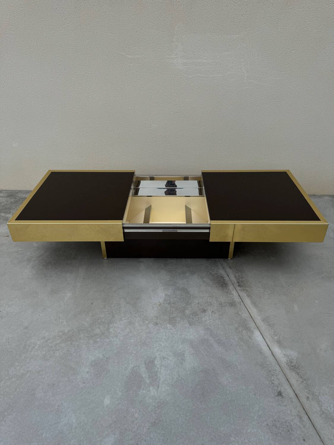 70s designer bar coffee table