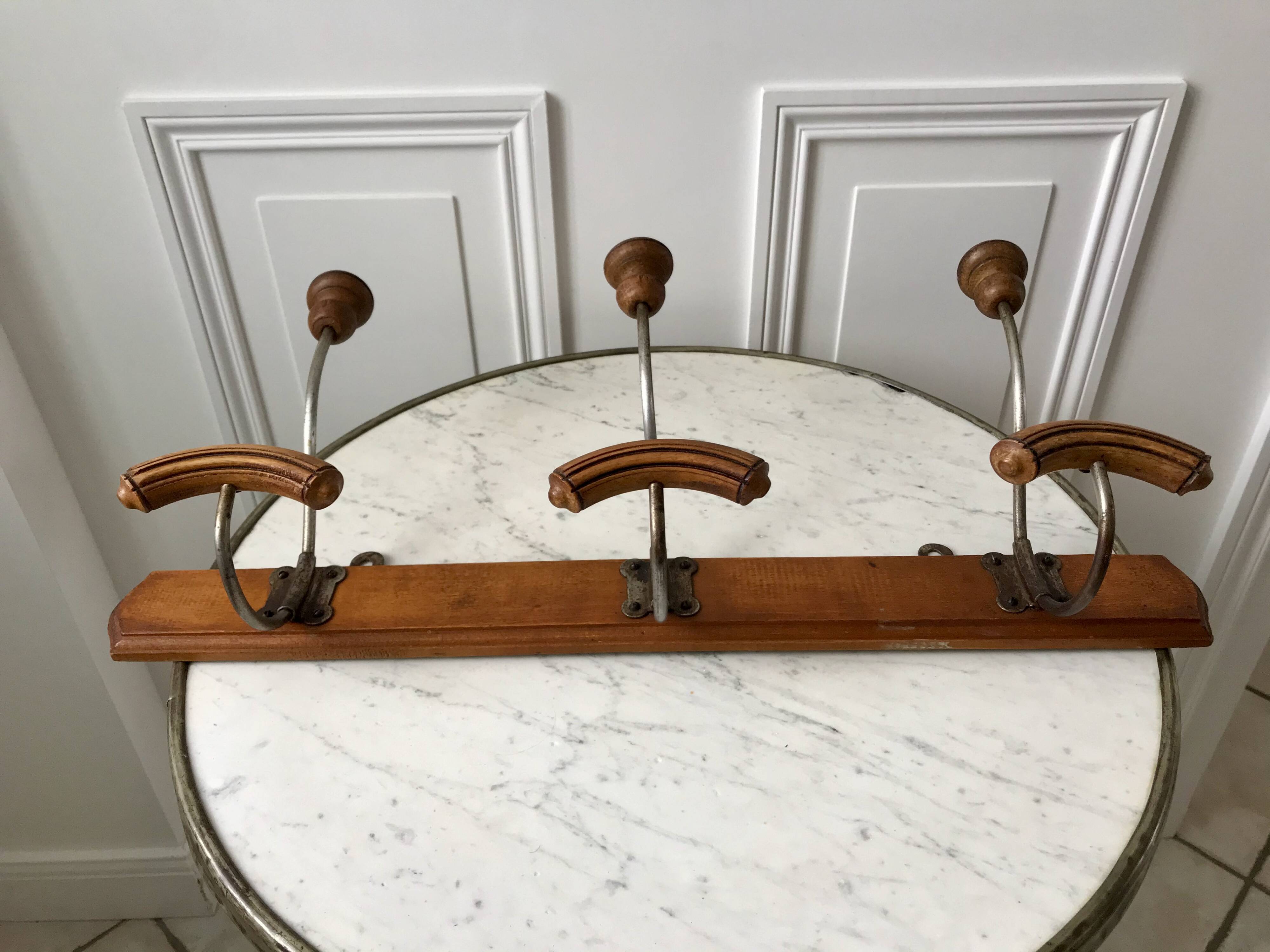 wooden coat hook type dormitories 50s