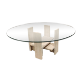 Vintage coffee table by Willy Ballez, 1970s