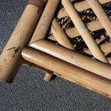 Square pot cover in bamboo