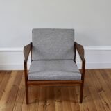Fauteuil scandinave en teck, 1960