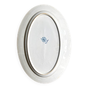 Plat ovale St Amand & Hamage en terre de fer, service "Rachel"