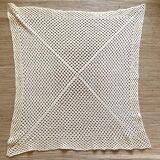 Crochet plaid blanket 125x130