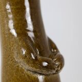 Valérie Courtet, Otter in chamotte and enameled stoneware. Contemporary work