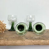 4 Alsace Roemer glasses